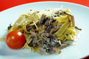 Mushroom Linguine